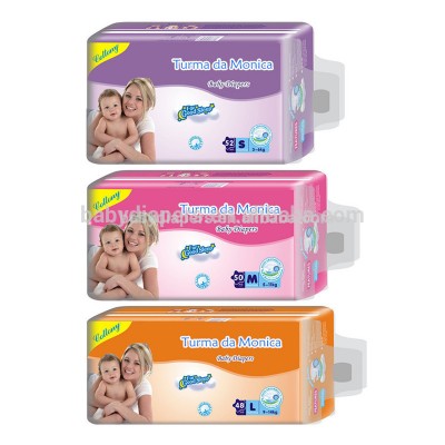 Turma da Monica Disposable smart full elastic waistband baby diapers